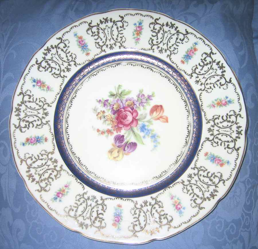 RMZ13 Dinner Plate by RM Czechoslovakia-1