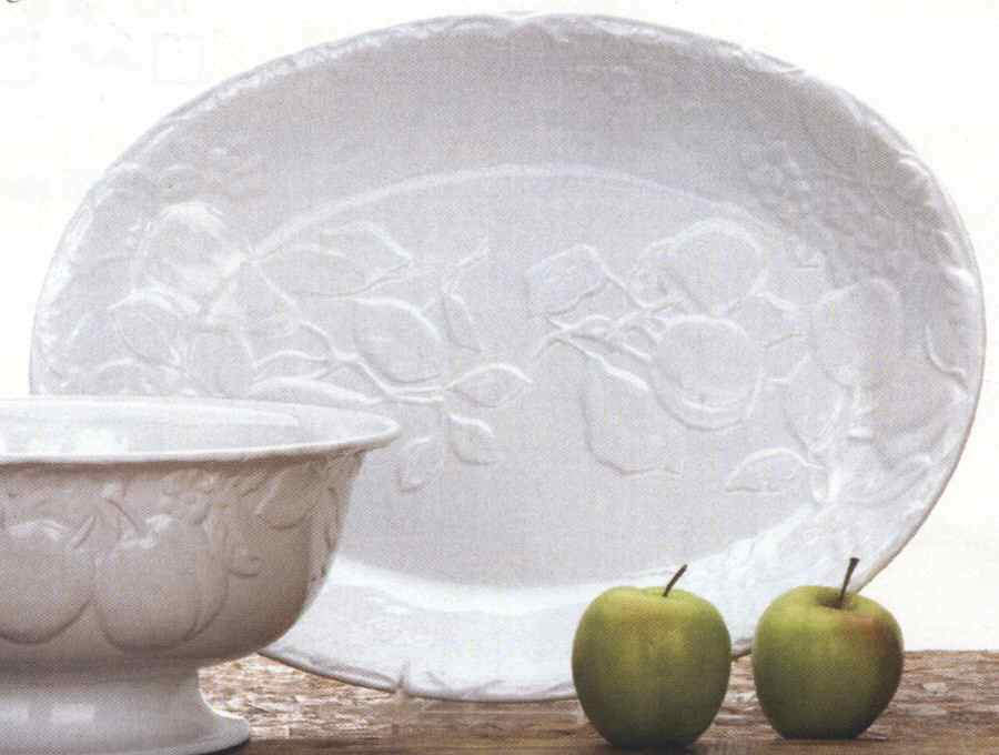 Austin Floral Majolica 19" Oval Serving Platter by Reed & Barton-1