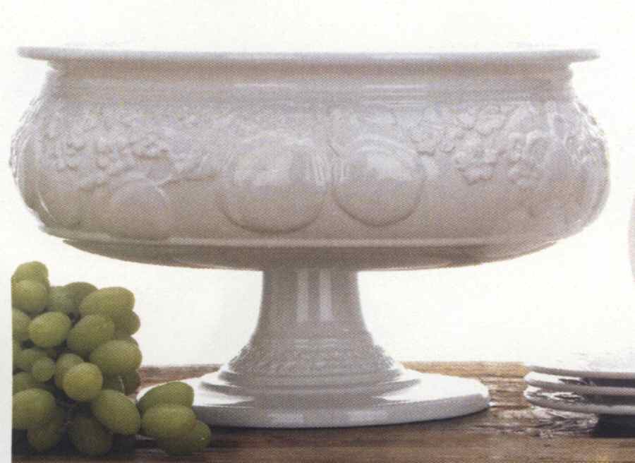 Austin Floral Majolica Footed Centerpiece by Reed & Barton-1