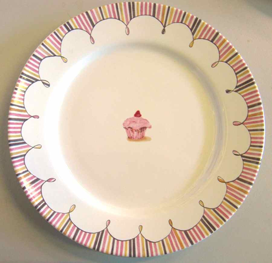 Sweet Shop Dessert/Pie Plate by Rosanna-1