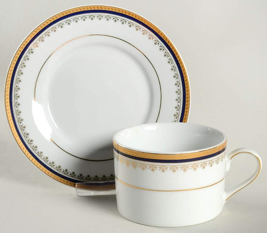 RVG2 Flat Cup & Saucer Set by Royal Vienna-China-1