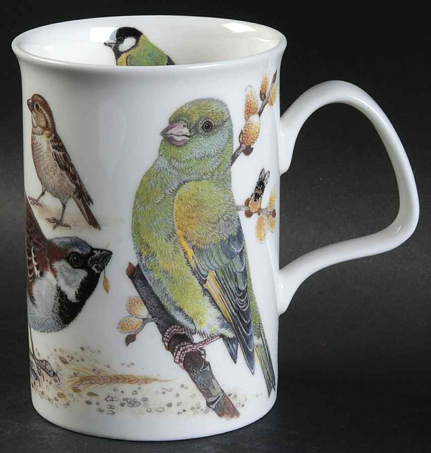 Garden Birds Lancaster Mug by Roy Kirkham-1