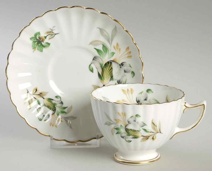8627 Footed Cup & Saucer Set by Samuel Radford-1