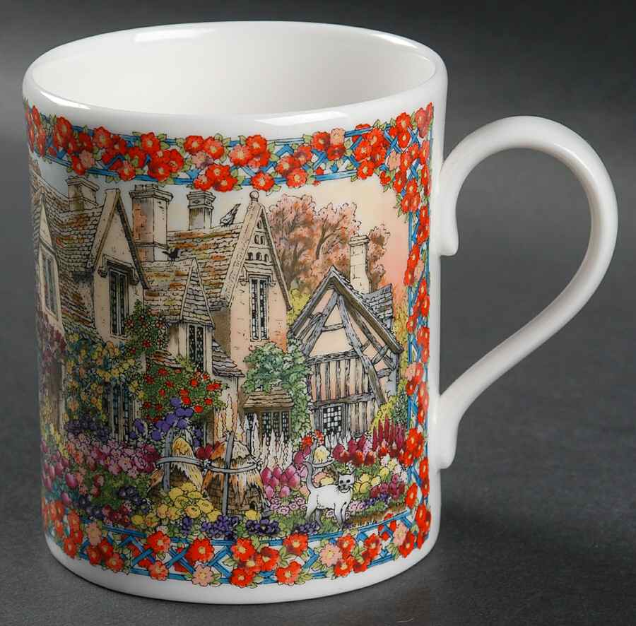 Country Villages Mug by Royal Worcester-1