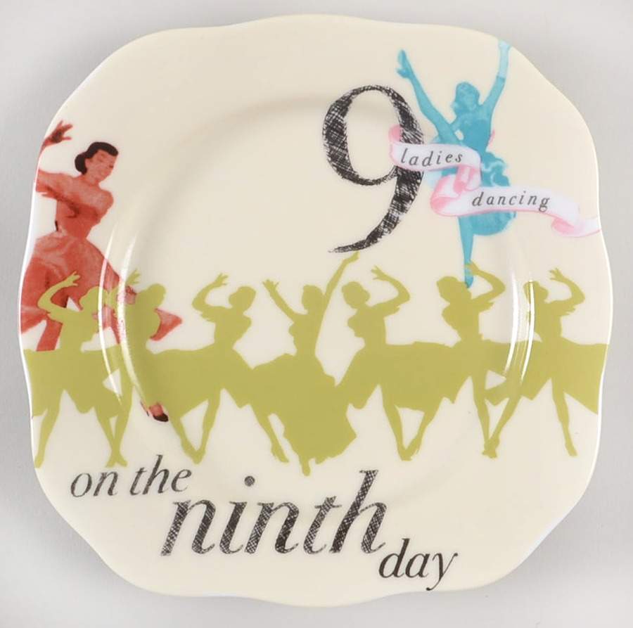 Twelve Days of Christmas Appetizer Plate by Rosanna-1