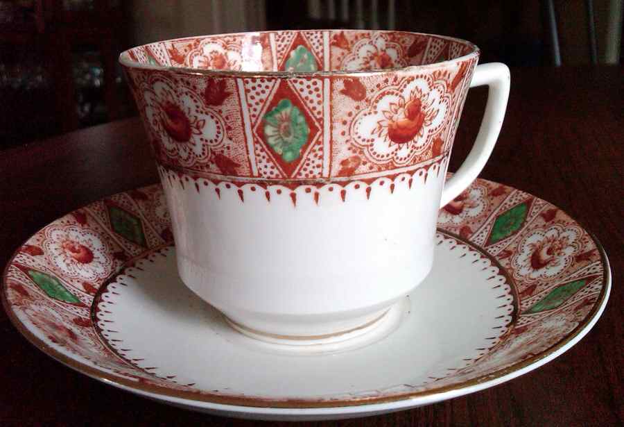 Richmond Flat Cup & Saucer Set by Royal Albion-1