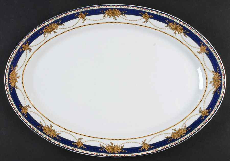RZS11 14" Oval Serving Platter by Royal Scotland-1