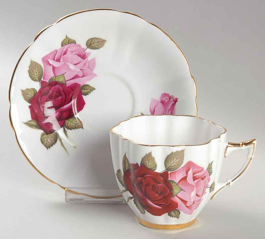 X1866 Flat Cup & Saucer Set by Royal Prince-1