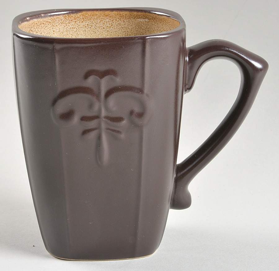 Victorian Scroll Cream Mug by Reba Harmony for the Home-1