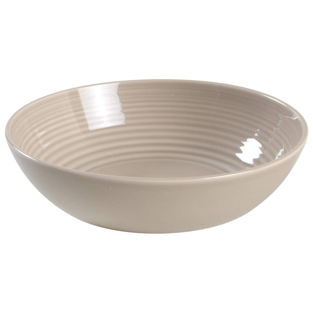 Maze Taupe 7" All Purpose Bowl - Set of 4 by Royal Doulton-1