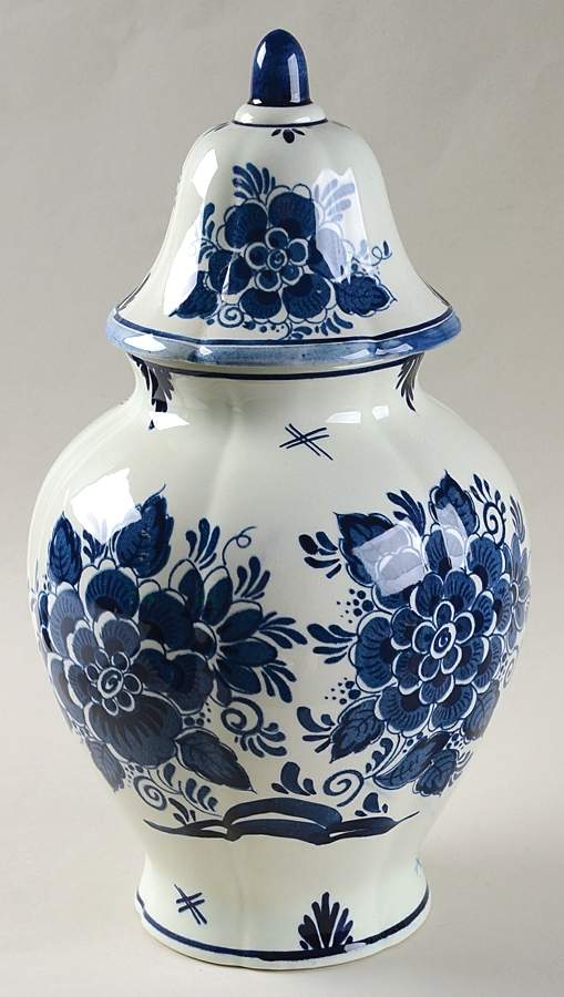 Blauw Delft Large Ginger Jar & Lid by Distel-1