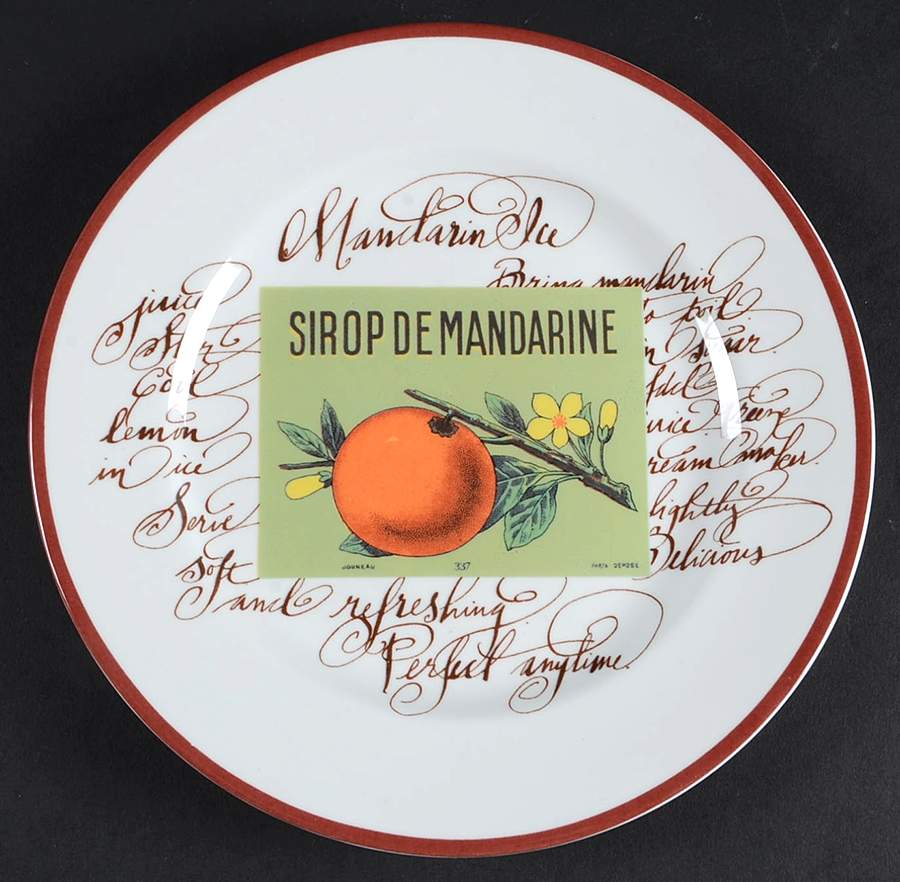 Harvest Market Salad Plate by Rosanna-1