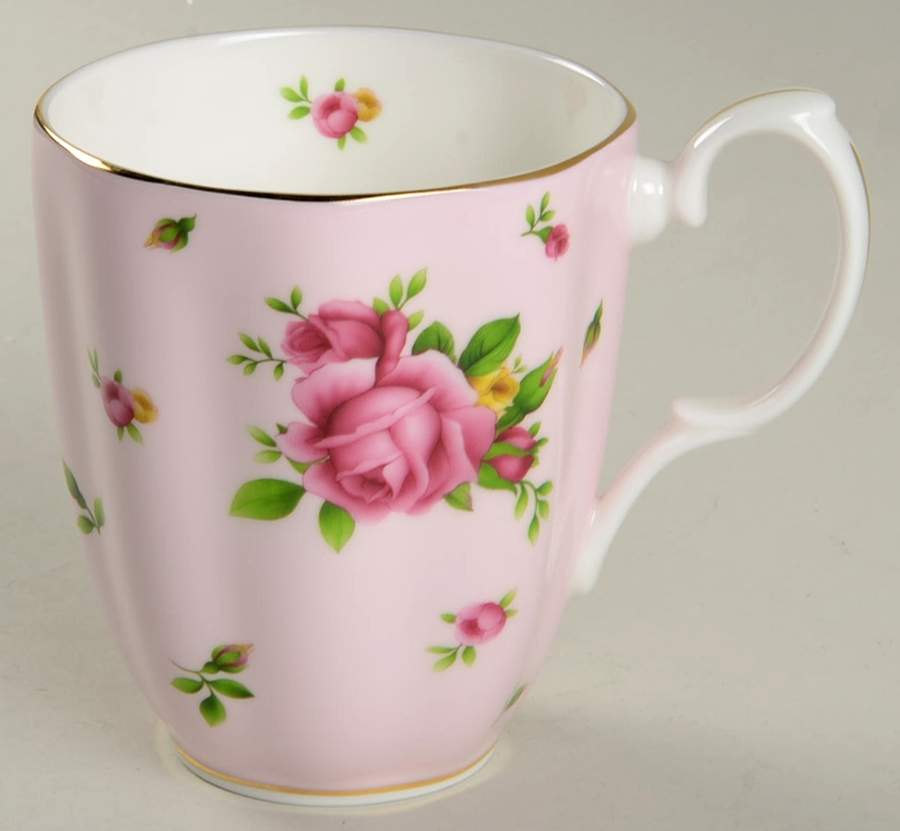 New Country Roses Pink Mug by Royal Albert-1