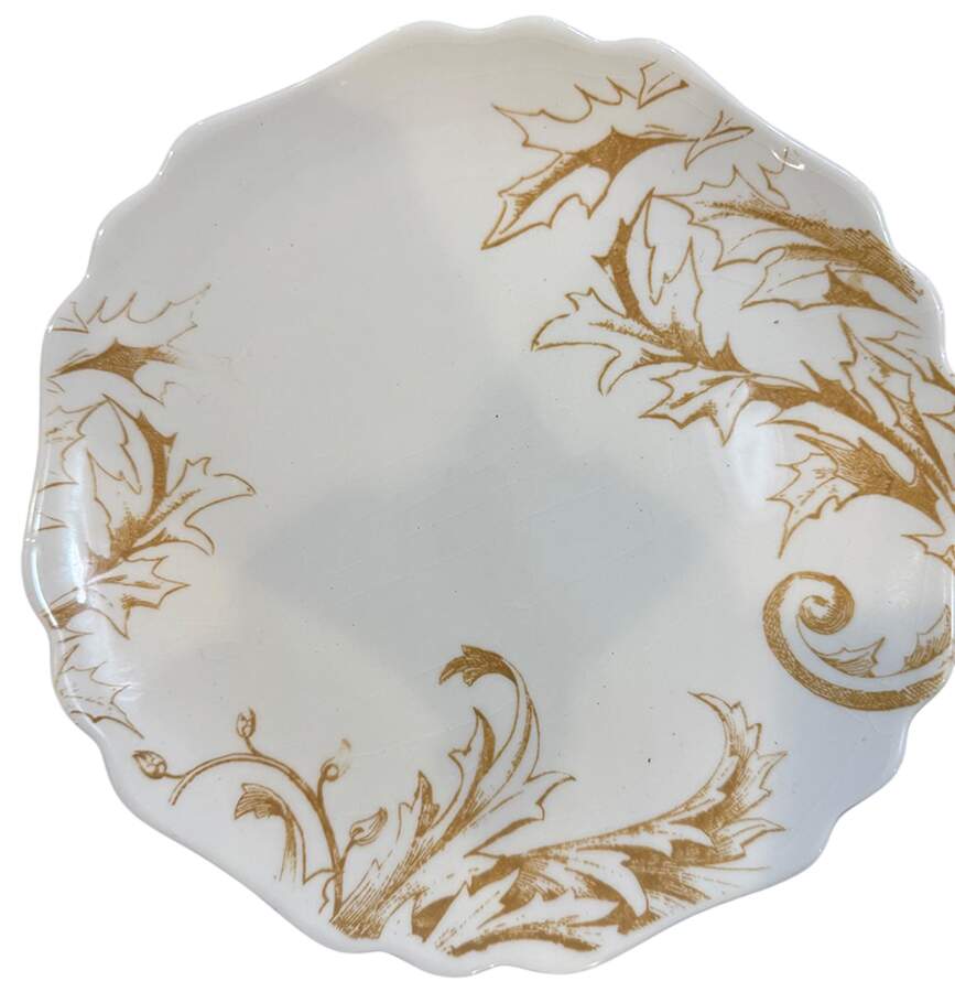 Holiday Scroll Accent Salad Plate by Reba Harmony for the Home-1