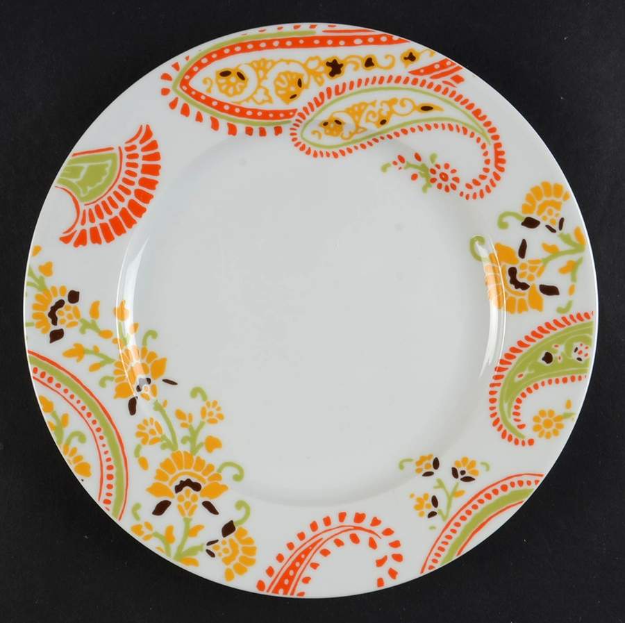 Paisley Salad Plate by Rachael Ray-1
