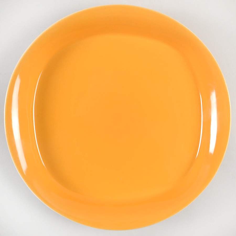 Round and Square Lemon Zest Salad Plate by Rachael Ray-1