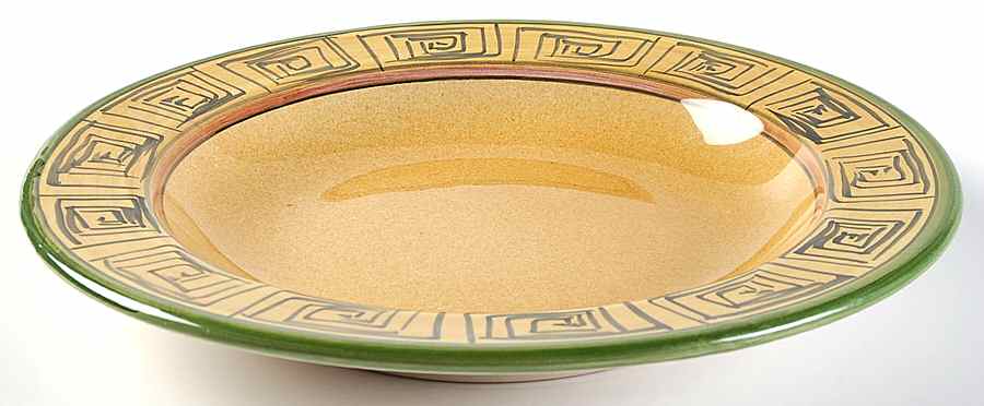 Atene Large Rim Soup Bowl by Rubino's Art Village-1