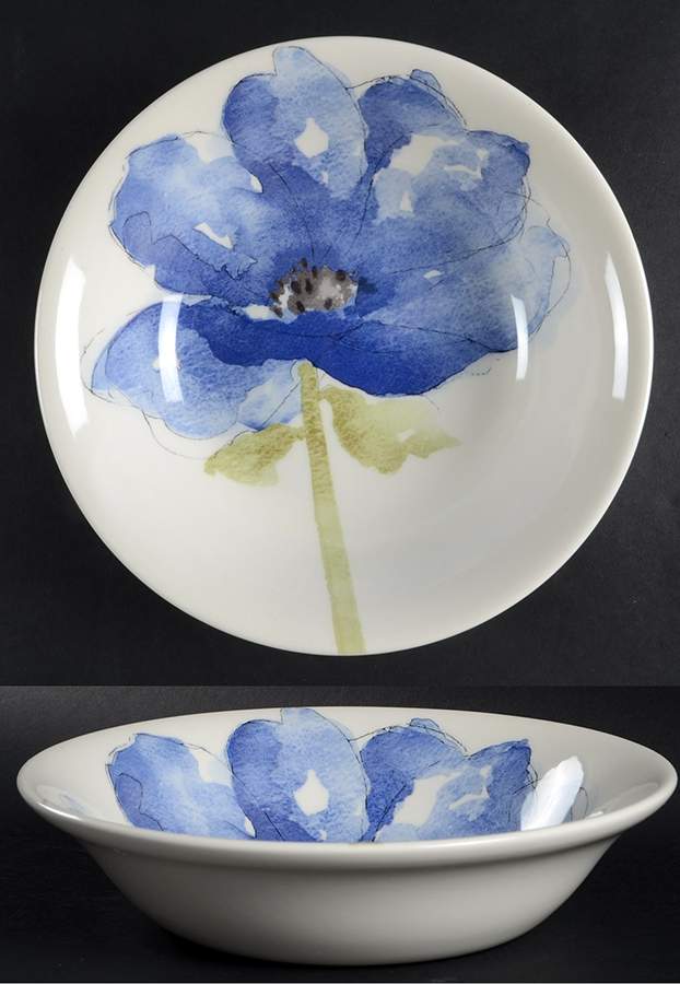 Blue Poppy 9" Round Vegetable Bowl by Royal Stafford-1