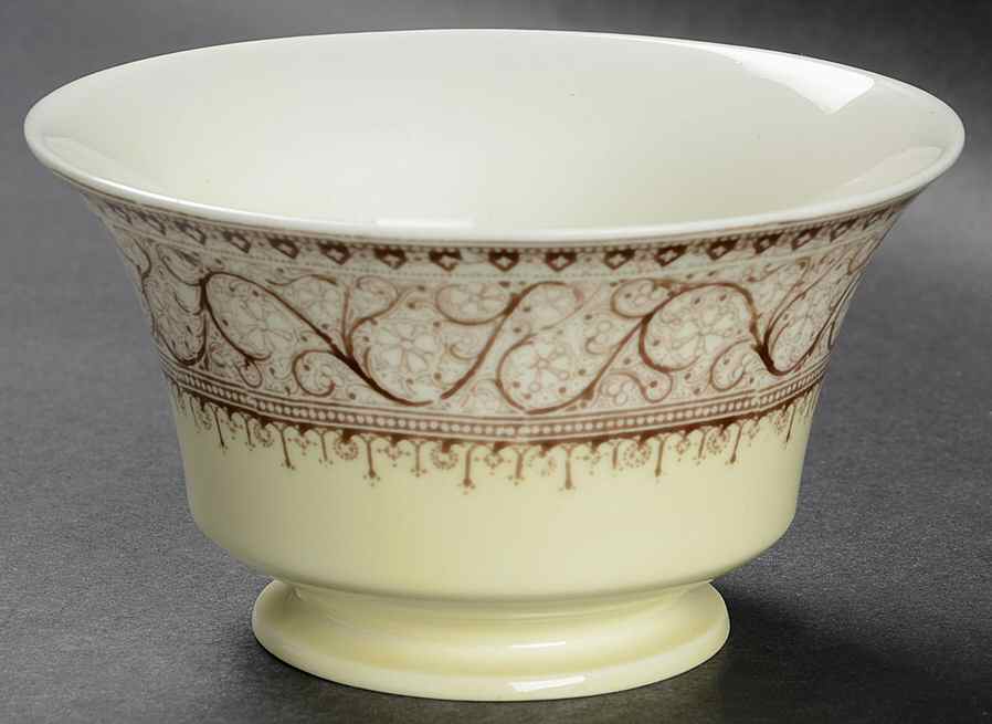 Lady Evelyn Brown Open Sugar Bowl by Royal Worcester-1