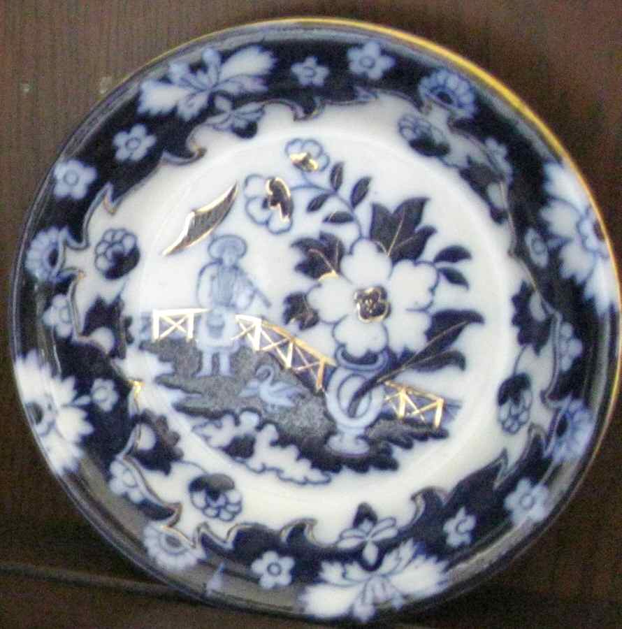 Pekin (Gold Trim) Dinner Plate by Royal Staffordshire-1