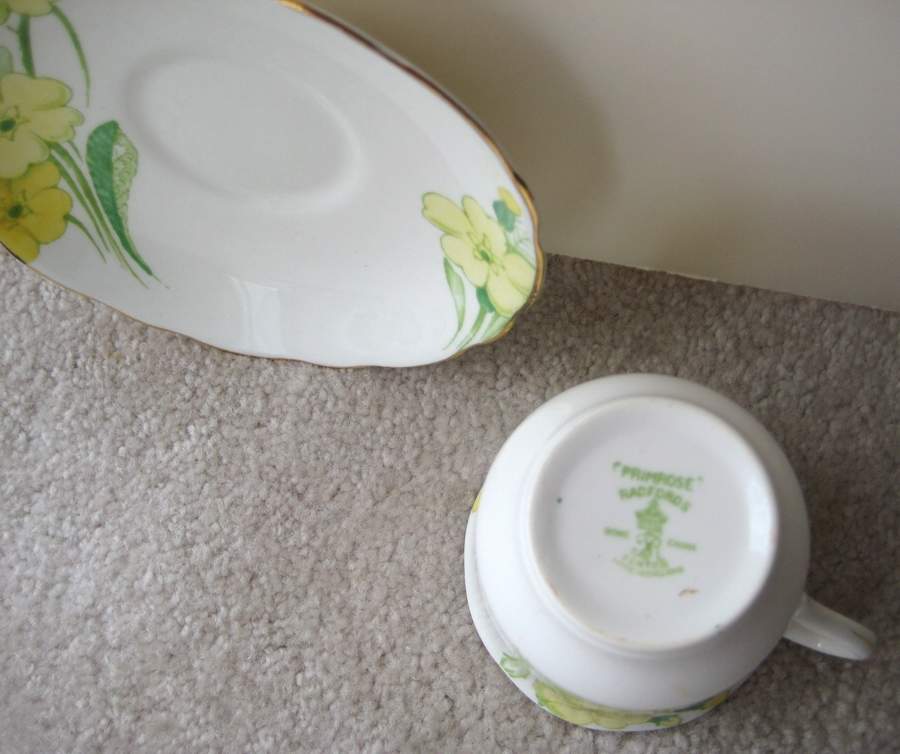 Primrose Footed Cup & Saucer Set by Samuel Radford-1