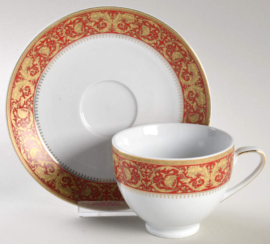 RVG4 Footed Cup & Saucer Set by Royal Vienna-China-1
