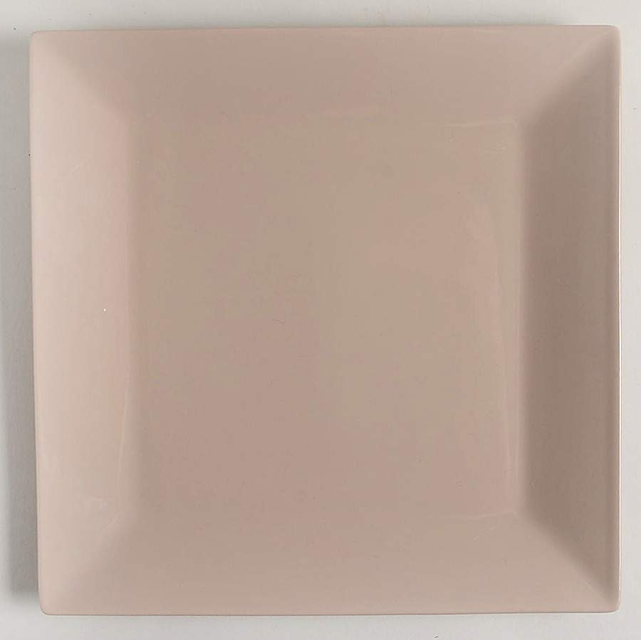 Taupe Square Dinner Plate by Real Simple-1
