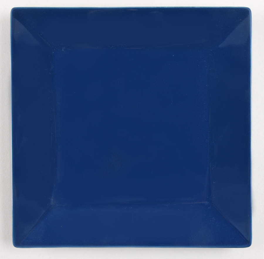 Marine Blue Square Dinner Plate by Real Simple-1