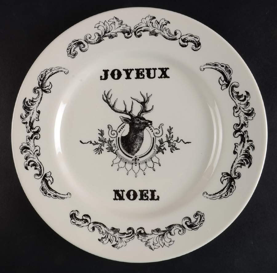 Joyeux Noel Dinner Plate by Royal Stafford-1