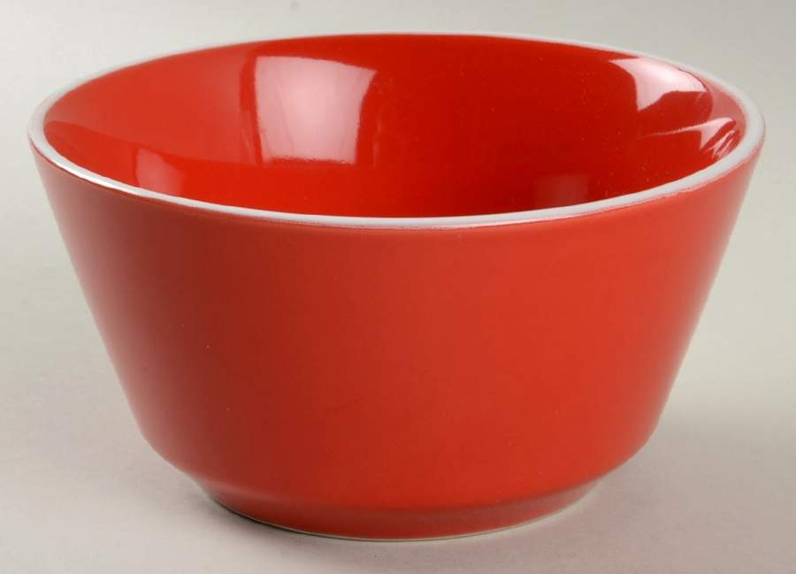 Angled Rim Orange Flame Soup/Cereal Bowl by Room Essentials-1