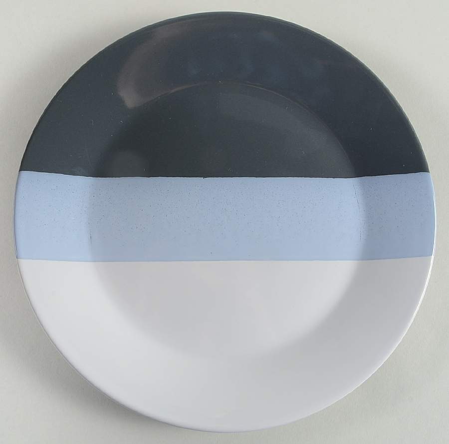 Tri Band Sleek Gray Salad Plate by Room Essentials-1