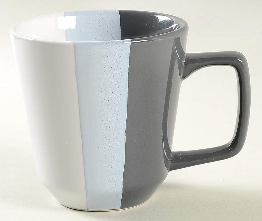 Tri Band Sleek Gray Mug by Room Essentials-1