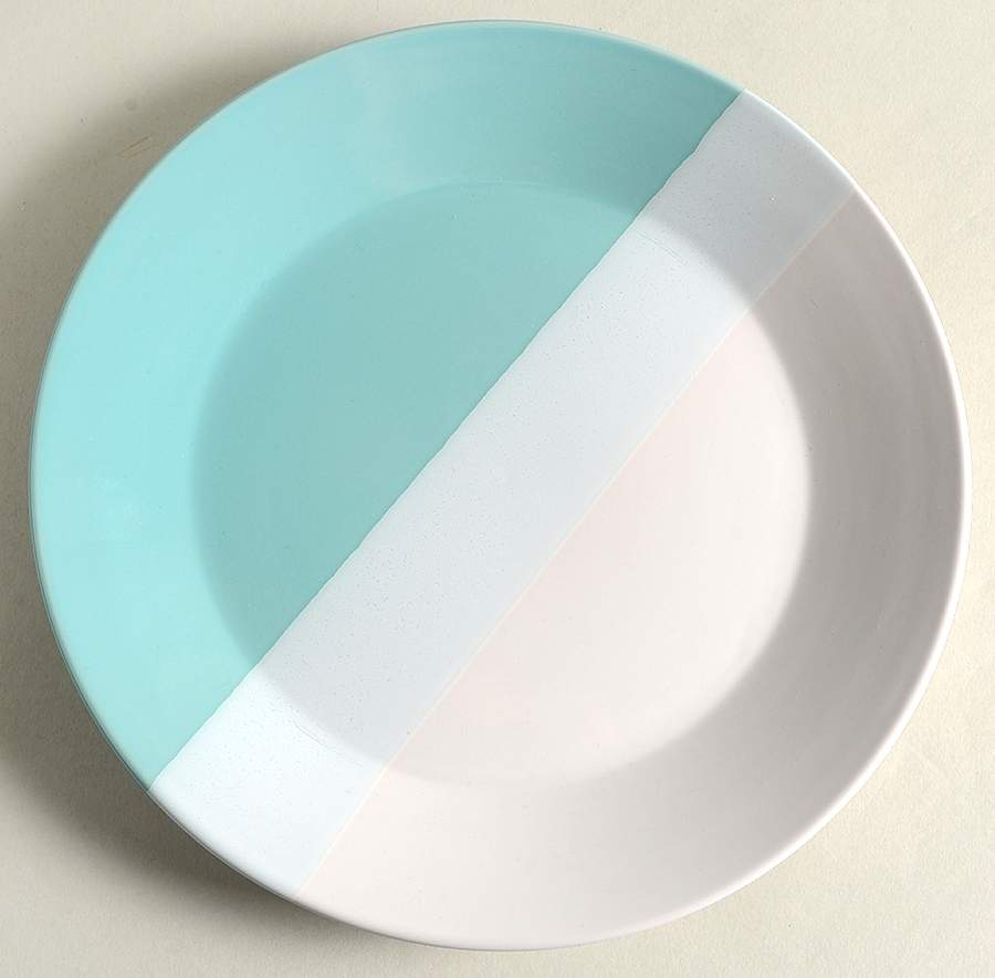 Tri Band Sunbleached Turquoise Salad Plate by Room Essentials-1