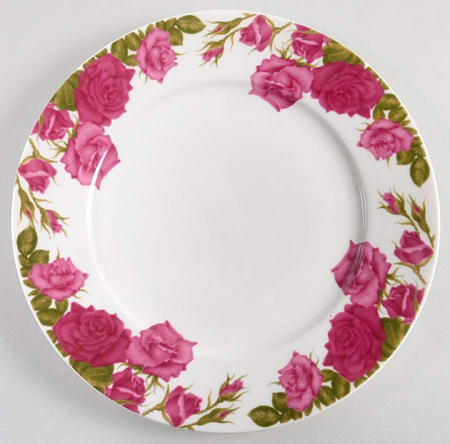 Morning Rose Dinner Plate by Royal (China)-1