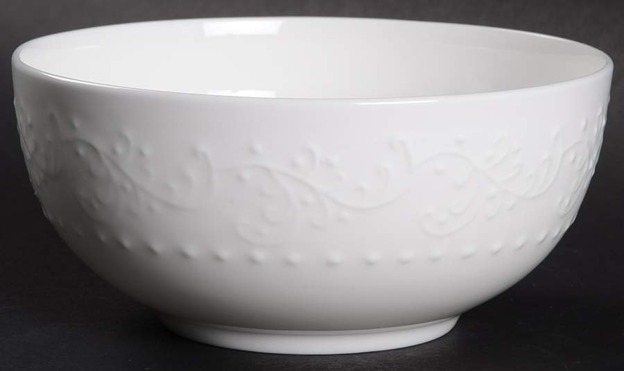 Scroll Hobnail Soup/Cereal Bowl by Roscher & Co-1