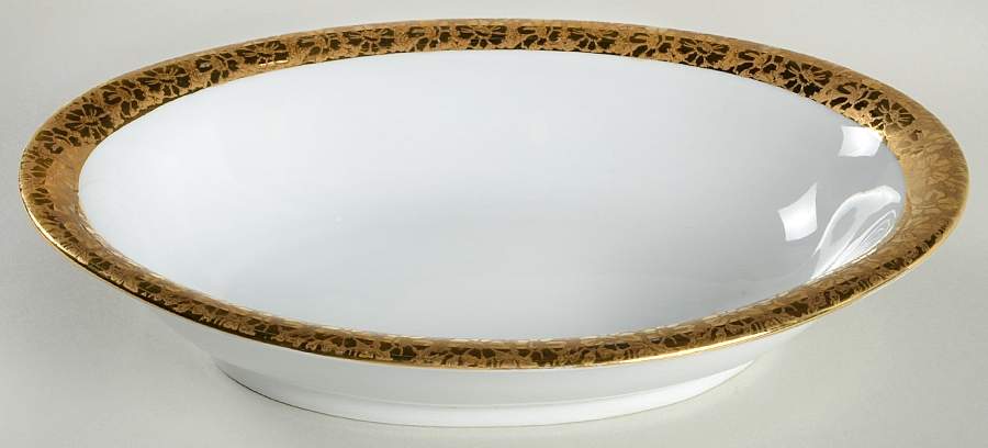 RYB37 10" Oval Vegetable Bowl by Royal L B-1