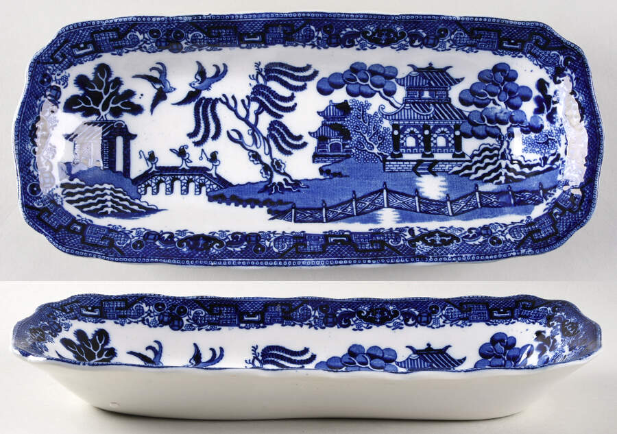 Willow Blue Celery by Royal Staffordshire-1