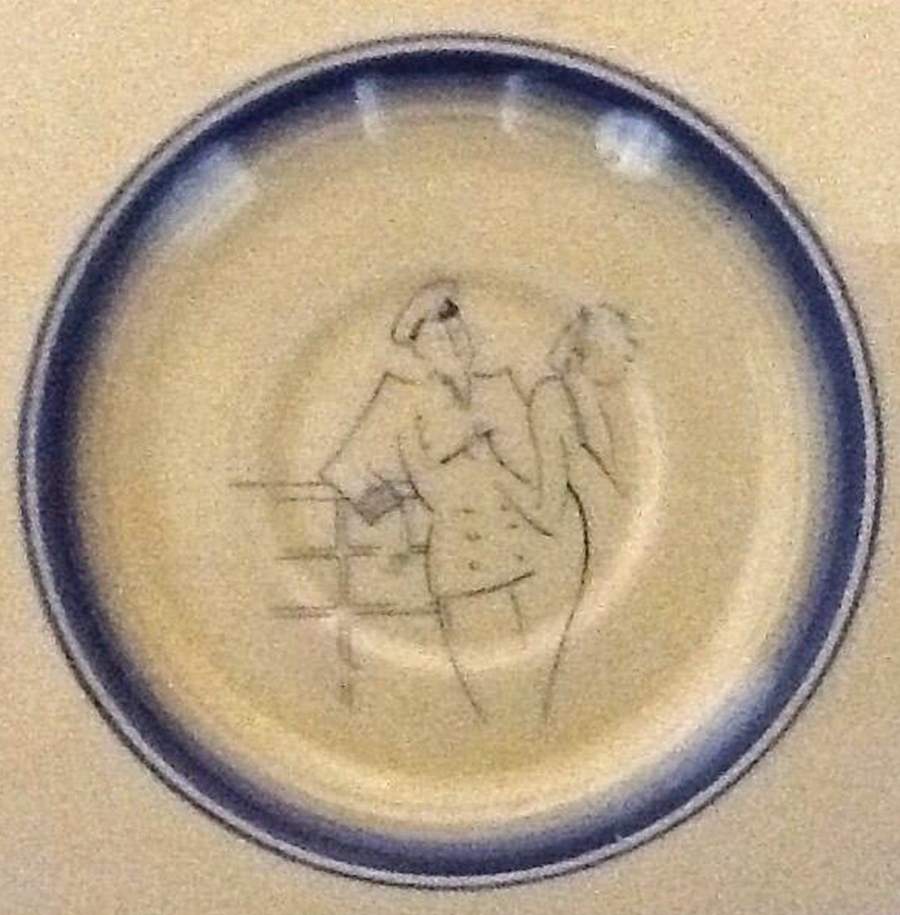 Cruiseware Dinner Plate by Royal Staffordshire-1
