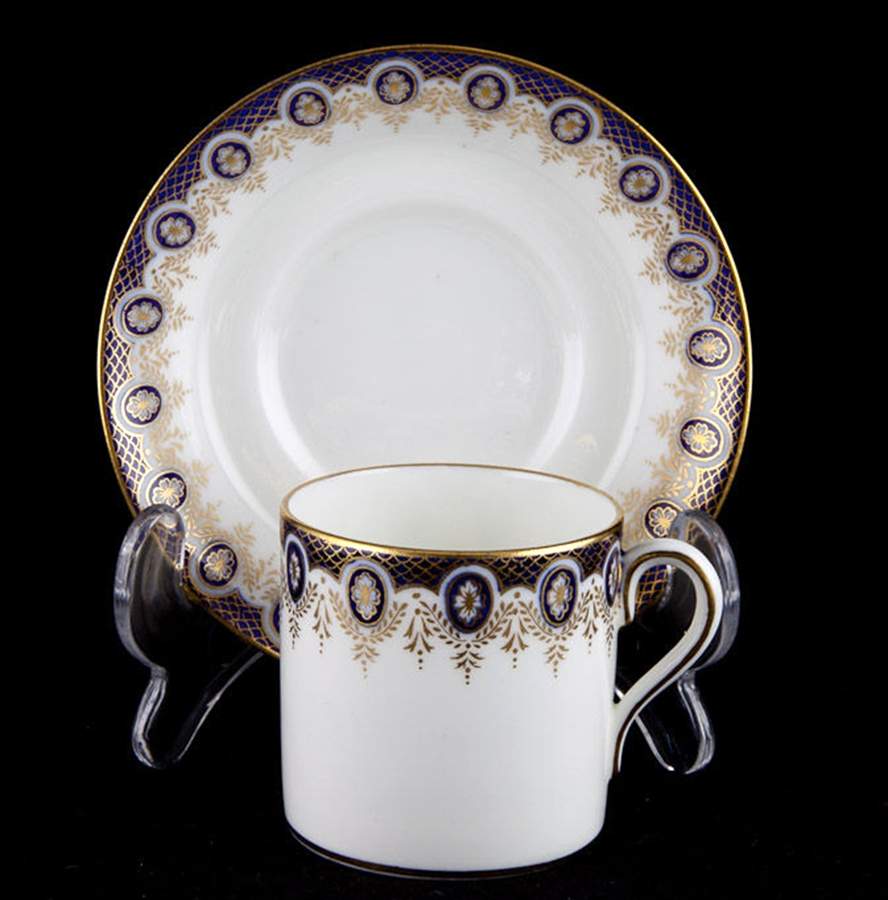 H9956 Flat Demitasse Cup & Saucer Set by Royal Cauldon-1
