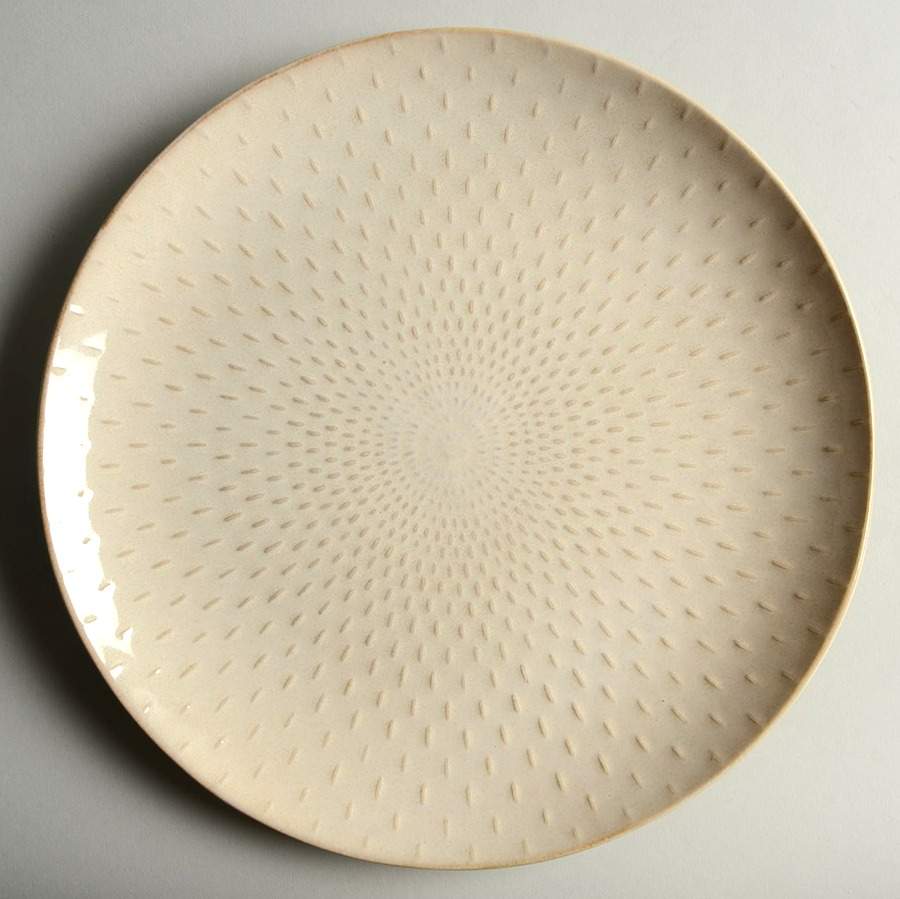 Oatmeal Dinner Plate by Ruff Hewn-1