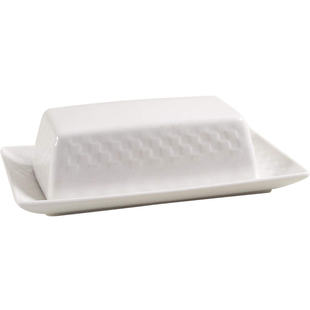 Basketweave 1/4 Lb Covered Butter by Roscher & Co-1