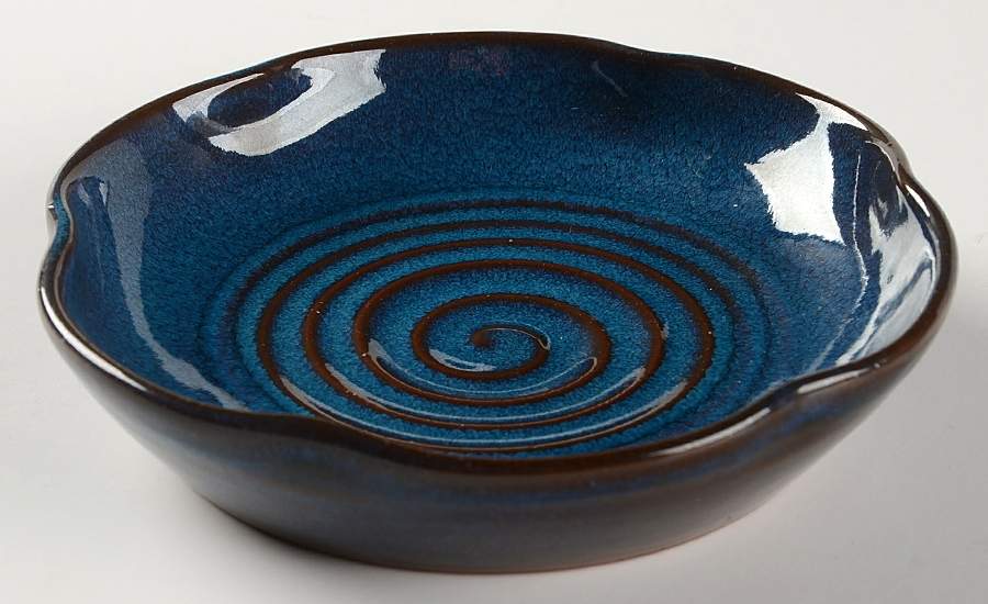 R6Y1 Spoon Rest/Holder (Holds 1 Spoon) by Rackliffe Pottery-1