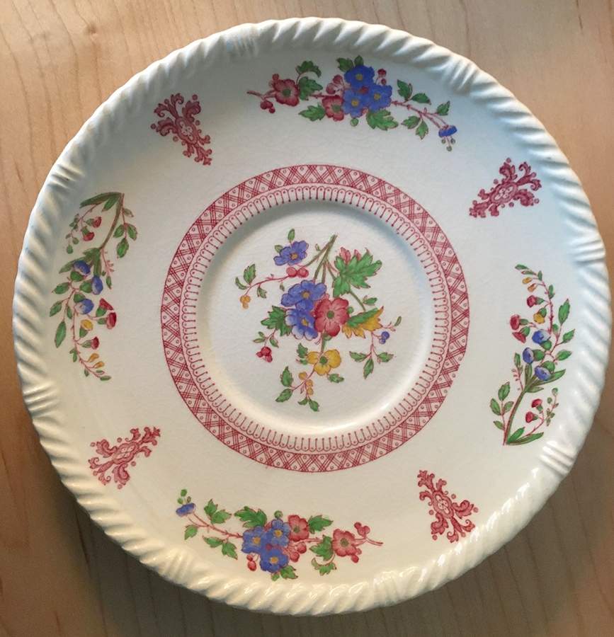 Badminton Saucer for Cream Soup Bowl by Royal Cauldon-1