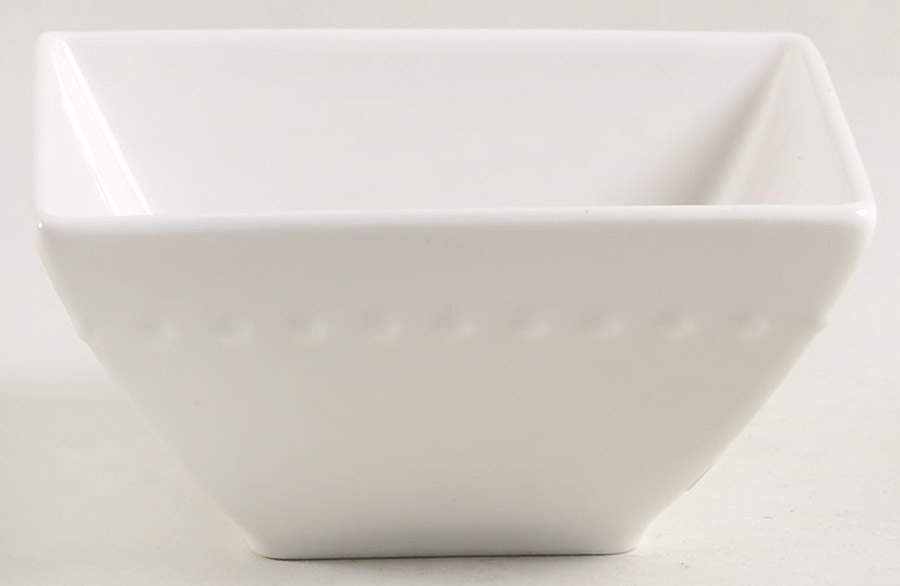 Hobnail (Porcelain) Individual Square Appetizer Bowl by Roscher & Co-1
