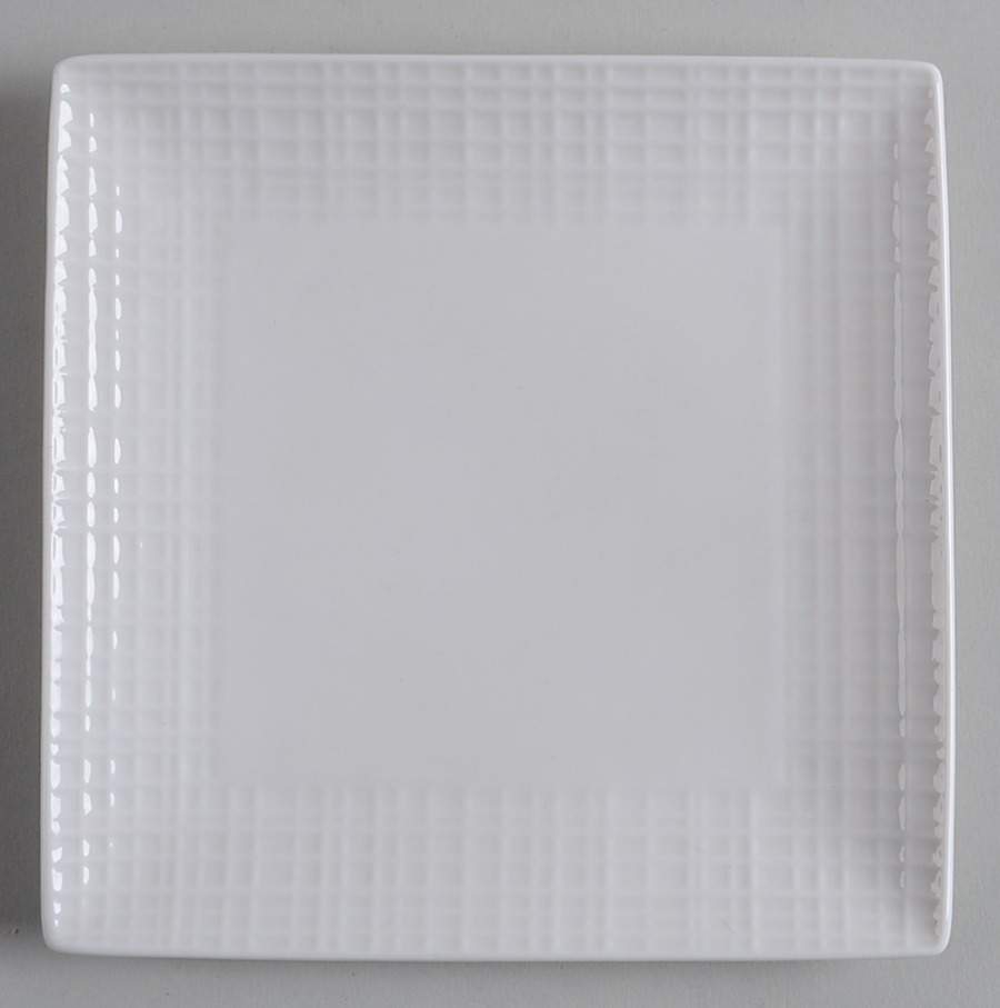 Mesh Square Appetizer Plate by Roscher & Co-1