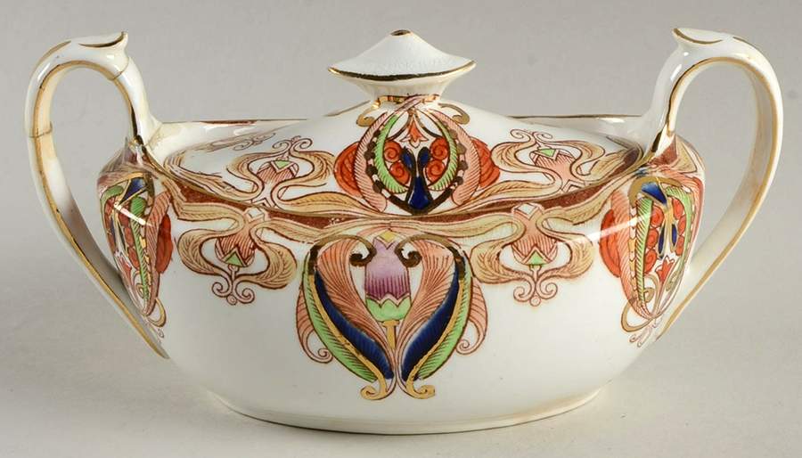 Nogi Sugar Bowl & Lid by Samuel Radford-1
