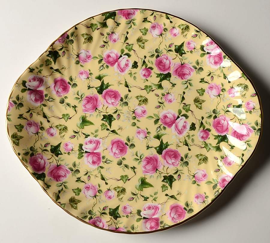 RGD16 Handled Cake Plate by Royale Garden-1