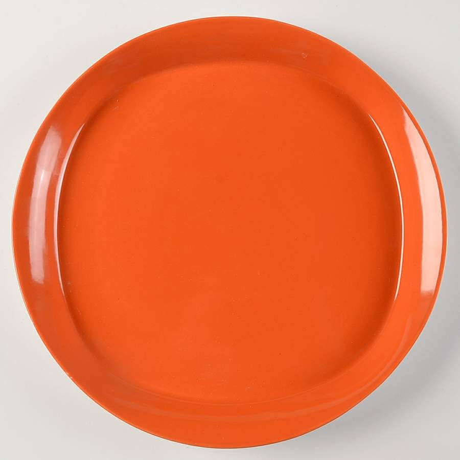 Round and Square Orange Dinner Plate by Rachael Ray-1