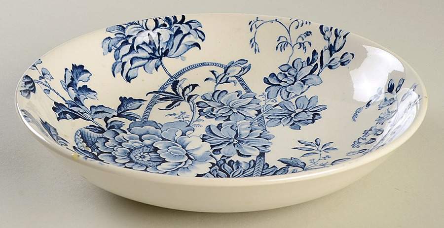 CHARLOTTE-BLUE (SMOOTH) Coupe Soup Bowl by Royal Staffordshire-1