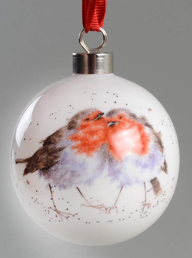 Wrendale Designs Christmas Ornament by Royal Worcester-1